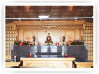 圖片：納骨堂（思源堂）一樓（神主牌位）